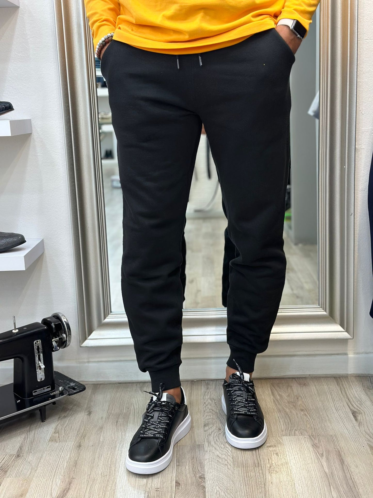 PANTALONE OTTO 40115 007 BLACK