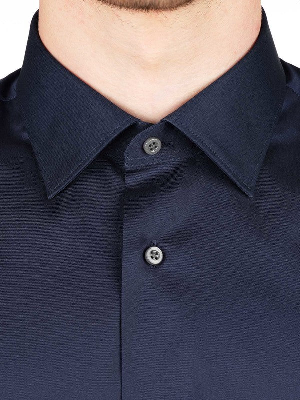 CAMICIA SLIM387EABLU NAVY